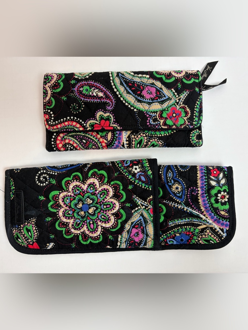 Vera Bradley Wallet and Hot Tool Holder